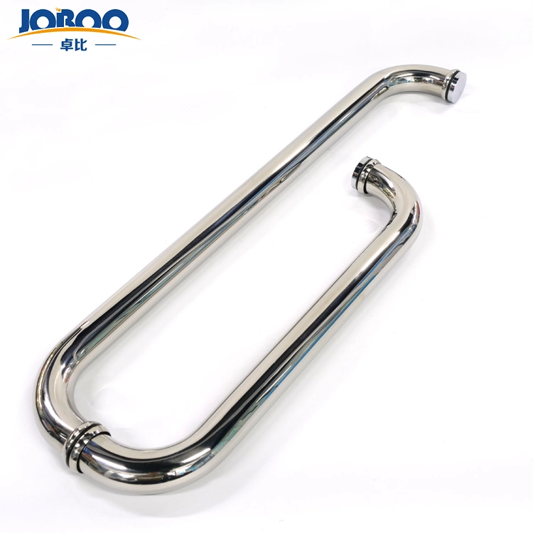 Brass or Stainless Steel Glass Door Handle Grip Towel Bar