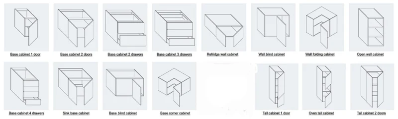 Puerta De Gabinete Modern Kitchen Cabinet Products Direct