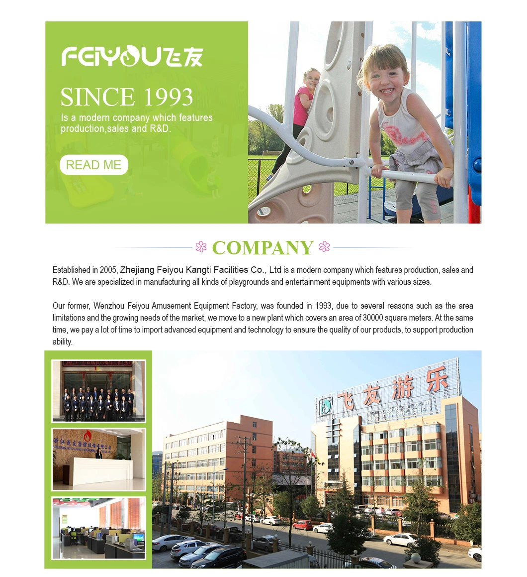 Feiyou Best-Selling Anti-Crack Children Outdoor Playsets Climbing Equipment Kids Swing Set Playground