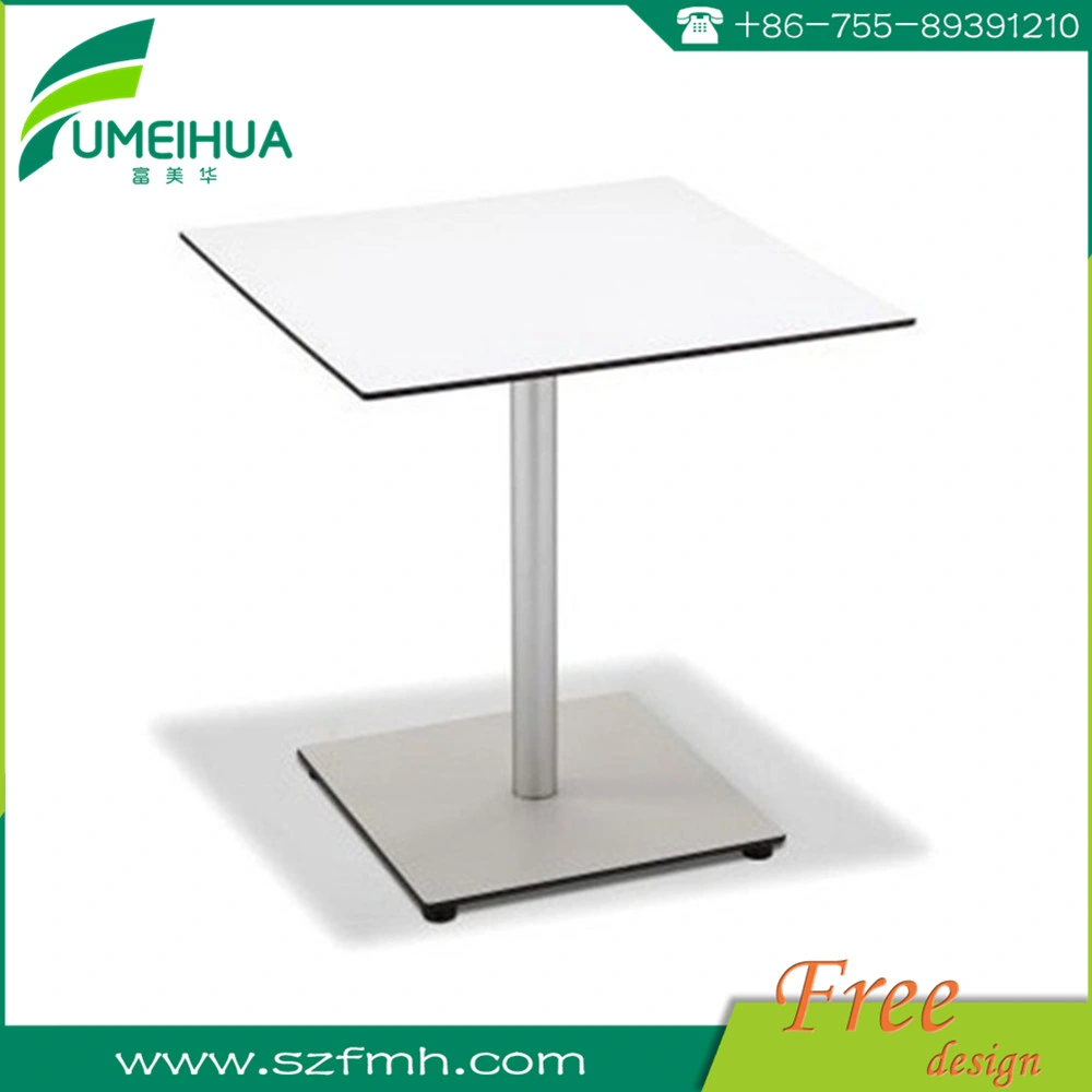 Small Apartment Rectangle Solid Color Dining Table and Chair Set