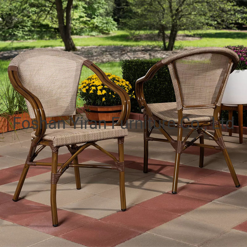 Modern Leisure Outdoor Chairs Garden Furniture in Aluminum Frame
