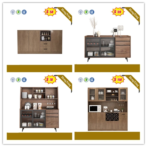 Modern Living Room Kitchen Cabinets Home Dining Sideboard Set Wooden Furniture