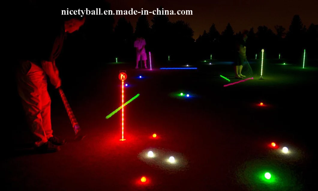 Wholesales Light up Your Backyard Glowing in Dark Golf Gift Set for Training Game