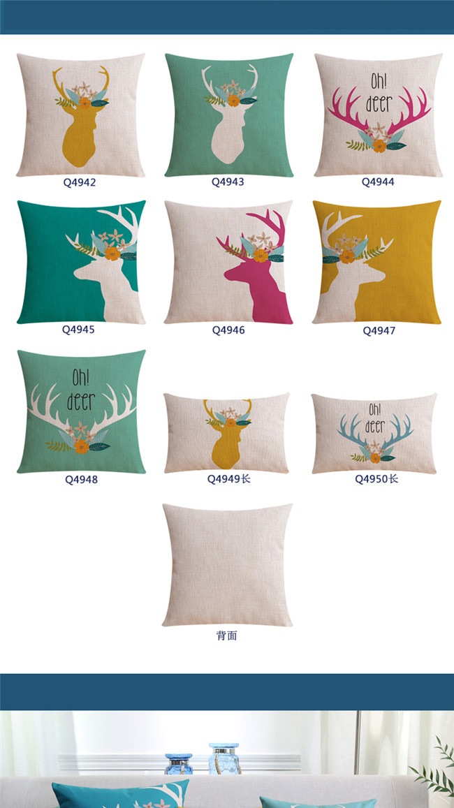 Yrf Wholesale Cotton Linen Throw Pillow for Outdoor Furniture