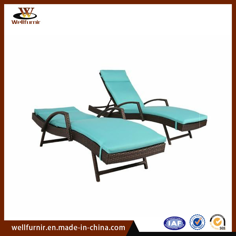 Daybed Folding Indoor Outdoor Furniture Rattan Lounger Lying Bed (WF-300-2)
