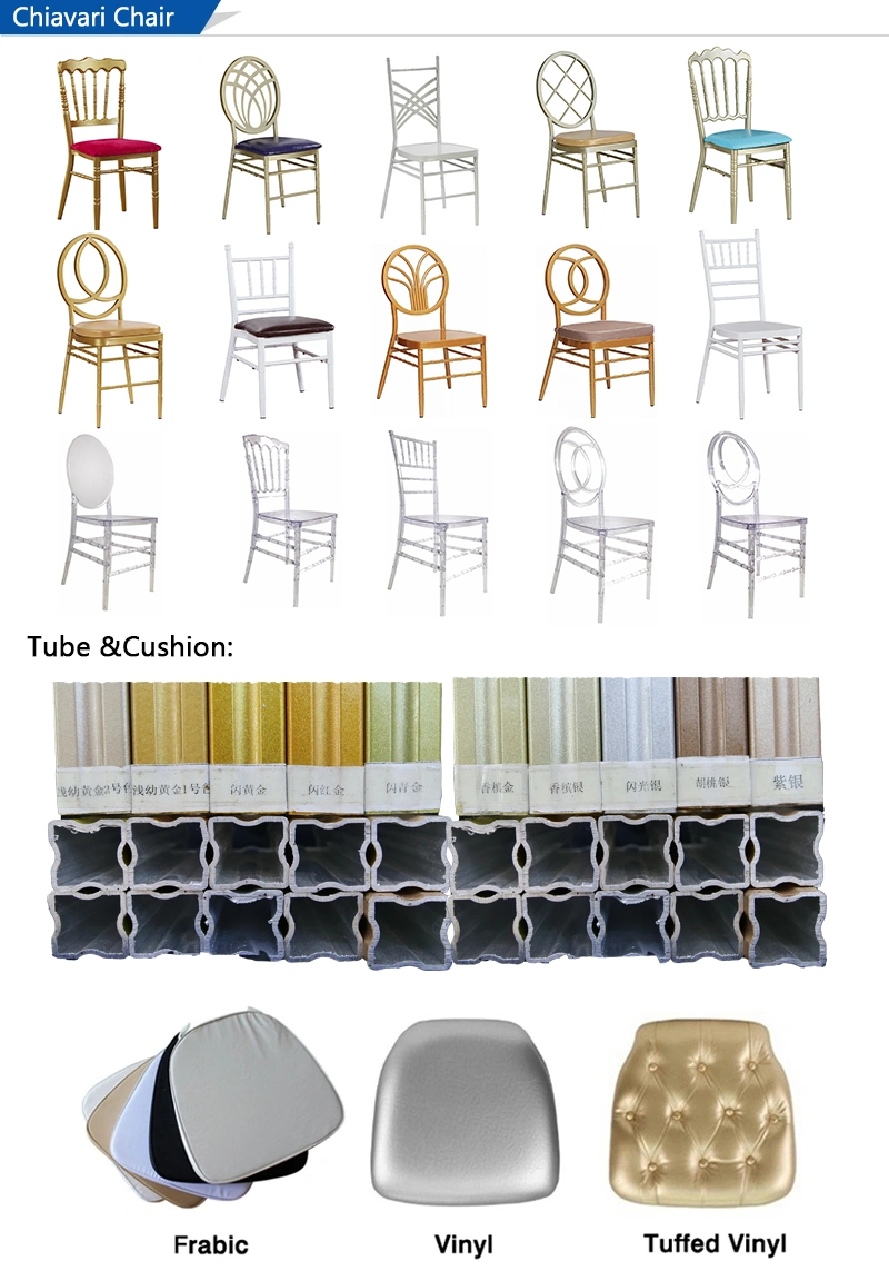 Wholesale New Design Outdoor Furniture PP Plastic Wedding Dining Chair