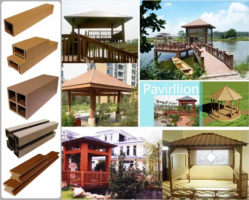 Garden Park Baluster Composite Porch Railing, UV Resistance Outdoor WPC Rail Post