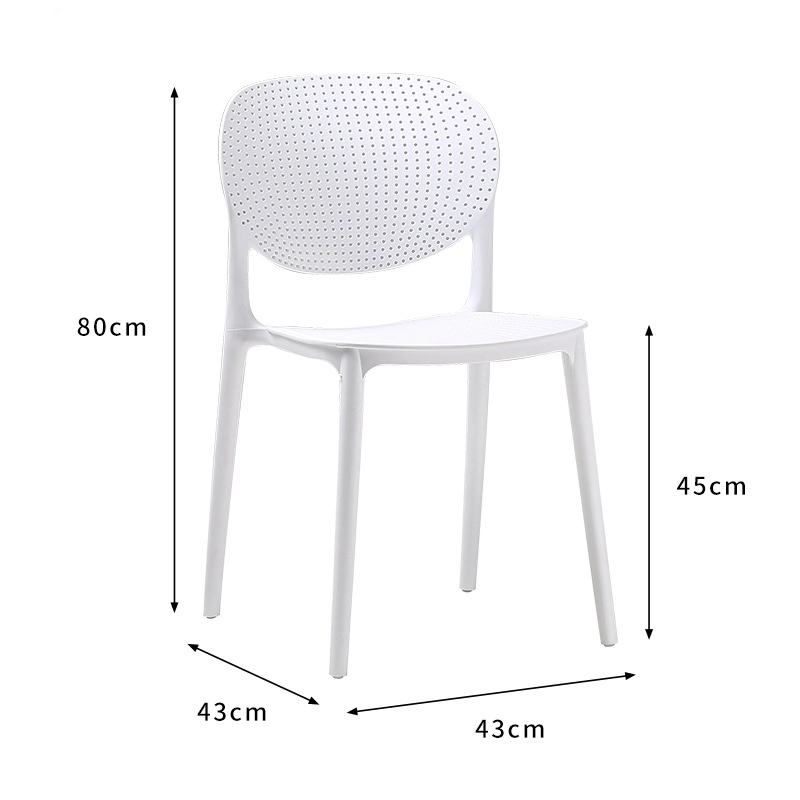 Supplier Outdoor Starkable Church Plastic Dining Folding Emas Chair