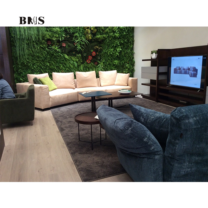 Modern Contemporary Italian Design Home Furniture Special Shaped Sectional Fabric Sofas