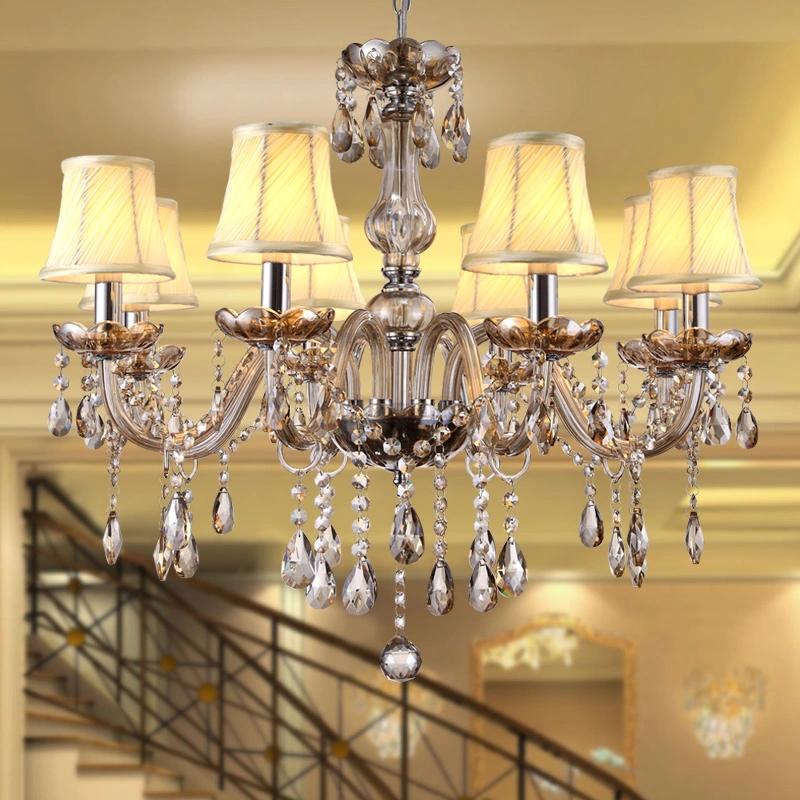 Imitation Grey Crystal Chandeliers for Dining Room Kithen Light Fixtures (WH-CY-23)