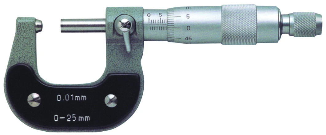 Outside Micrometer Set with Carbide Measuring Faces 0-25mm, 0.01mm Resolution, 0.004mm Accuracy