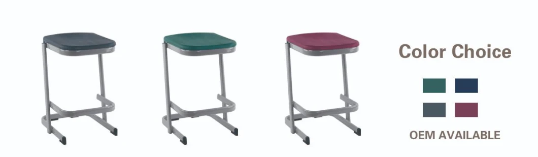 Gran Polypropylene Seat School Bar and Lab High Chair Stools
