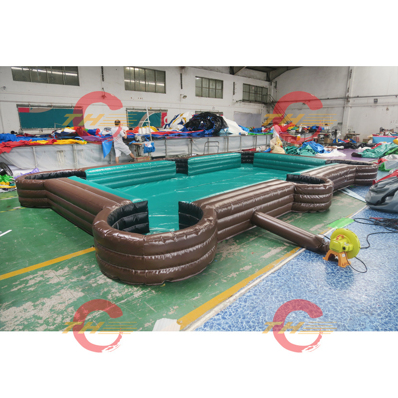 Inflatable Snooker Football Field /Inflatable Billiard Ball for Foot Snook Game