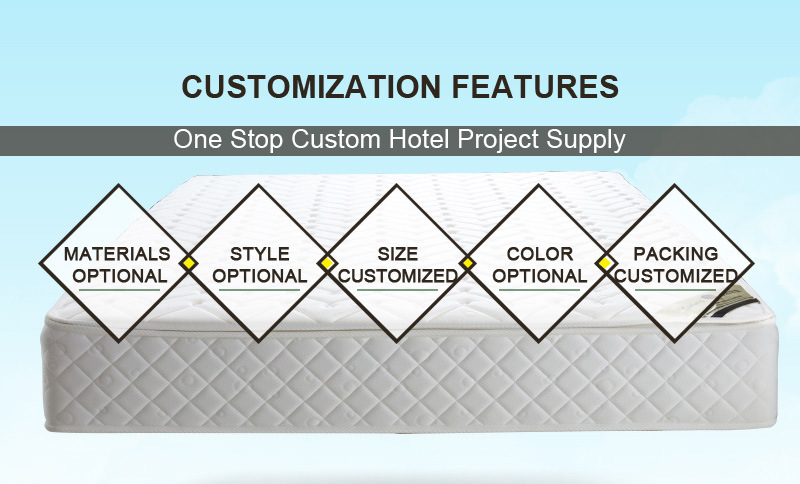 China Factory Supply Fashion Home Furniture Comfortable Bund Bed Foam Mattress