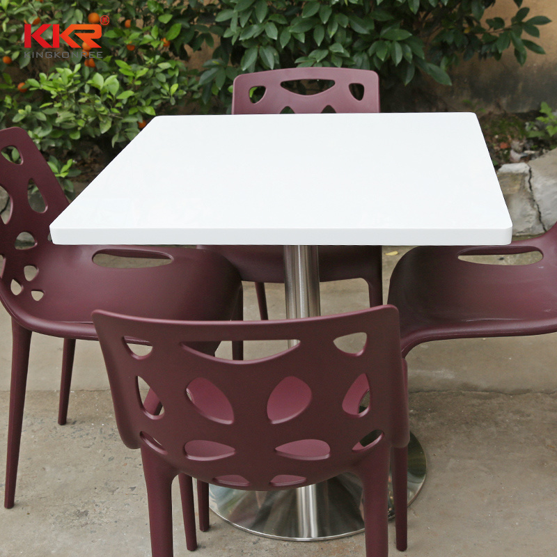 Dining Room Furniture Artificial Marble Restaurant Table and Chairs