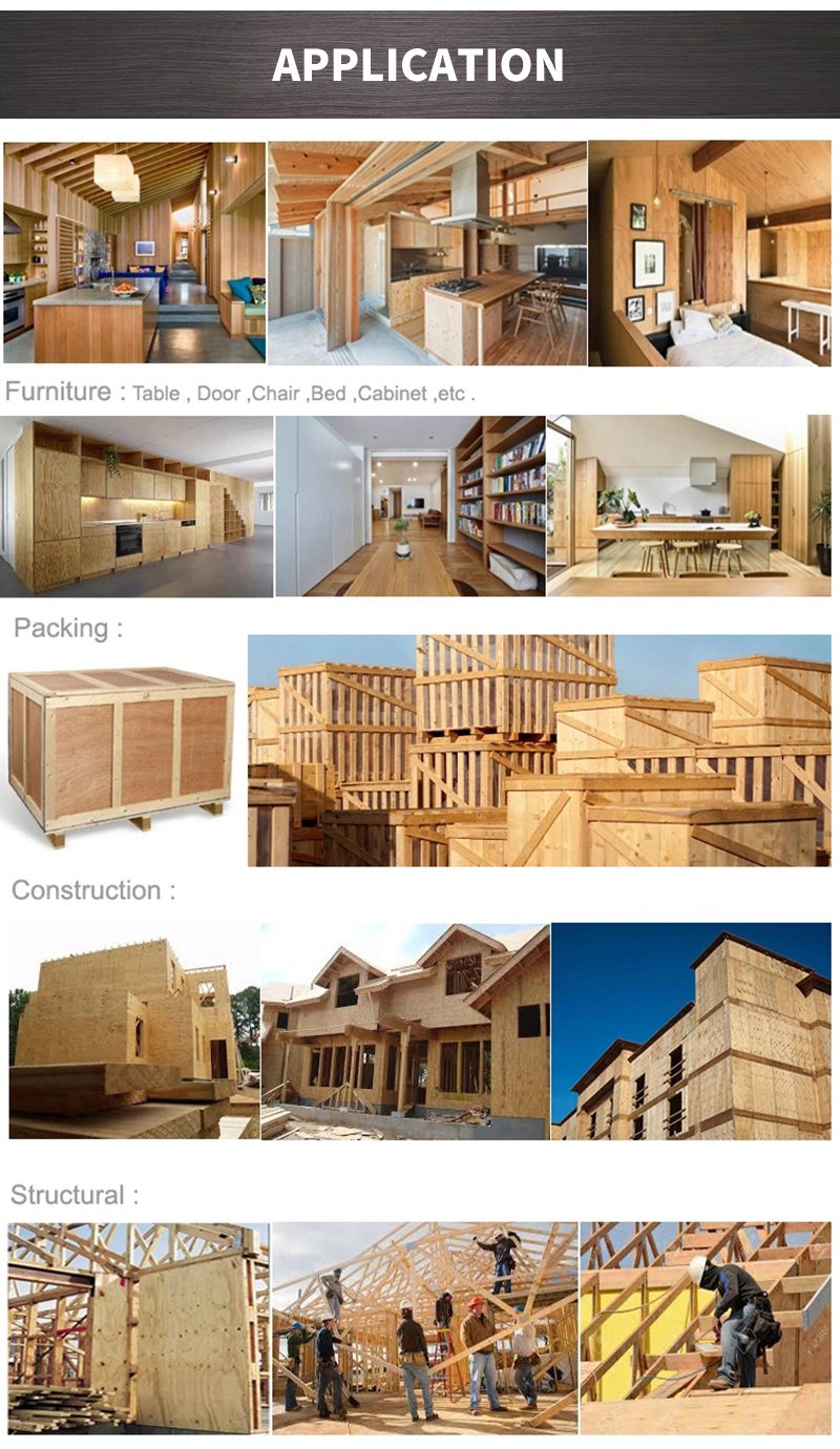 2.7 - 18mm Furniture Grade Veneer Poplar Core Commercial Plywood for Furniture Usage