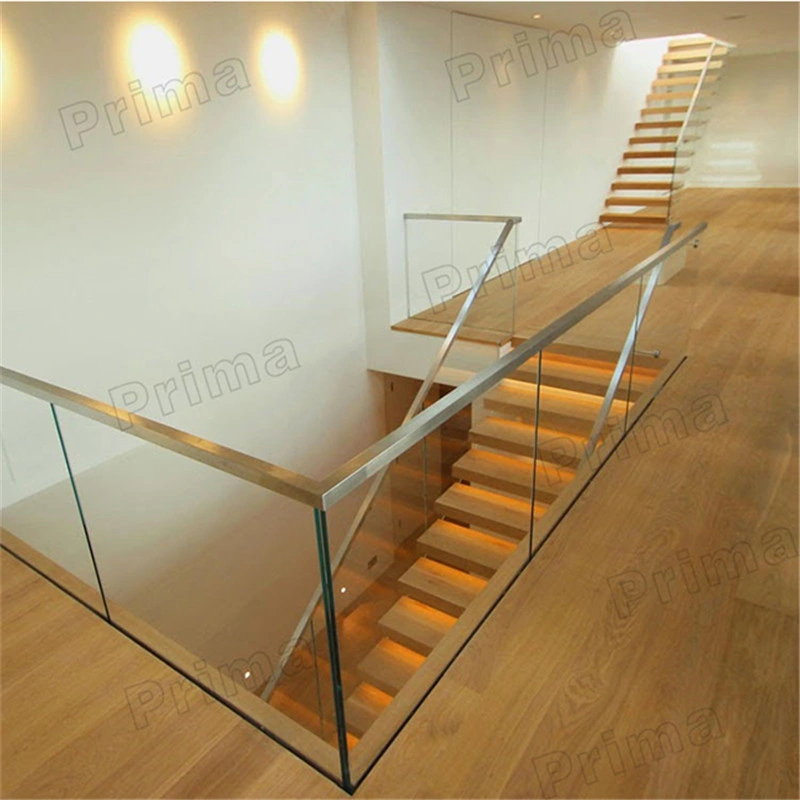 Exterior Stainless Steel Porch Railing Balustrade Fittings Outdoor Balcony Glass Railing