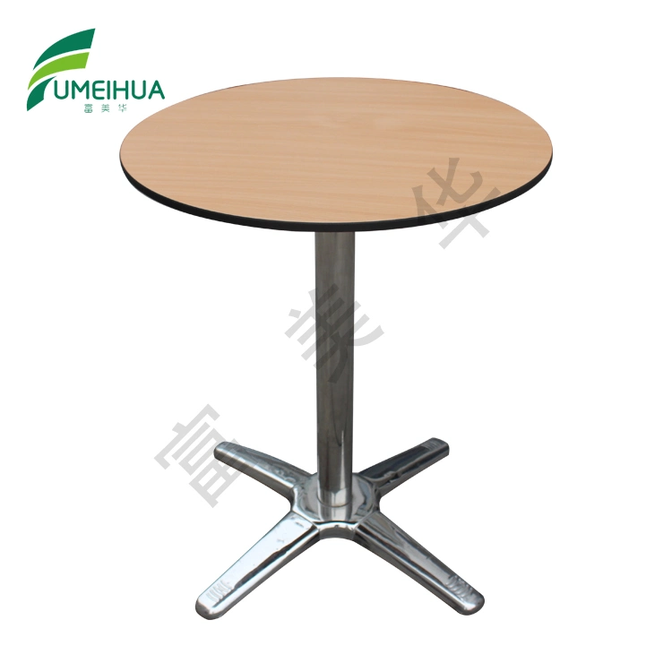 Wave Surface Outdoor HPL Compact Laminate Black Round Table Top