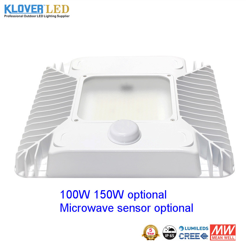Hot-Selling Canopy LED Light IP65 Waterproof 100W 150W LED Canopy Light for Gas Station