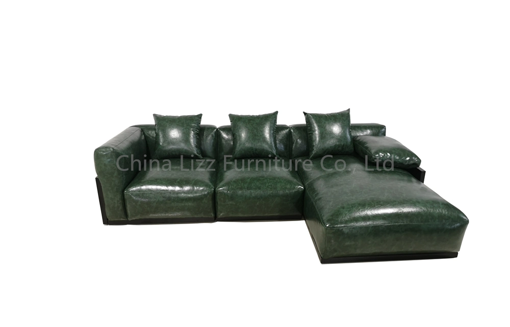 Wholesale Italian Design Home Furniture Lounge Wooden Sectional Sofa Set