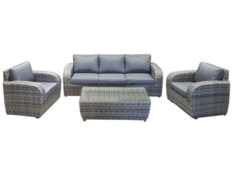 Artificial Rattan Wicker Sectional Patio Furniture Sofa Set Low Cost