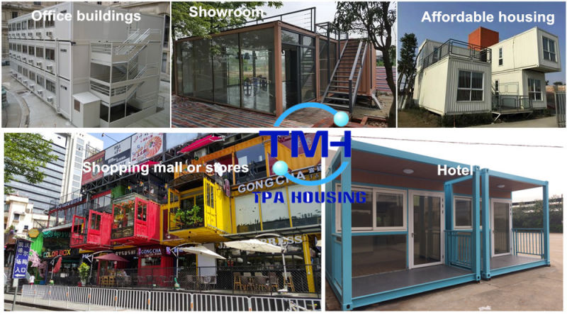 40FT Metal Sheet Fabrication Container House for Small Display Shops