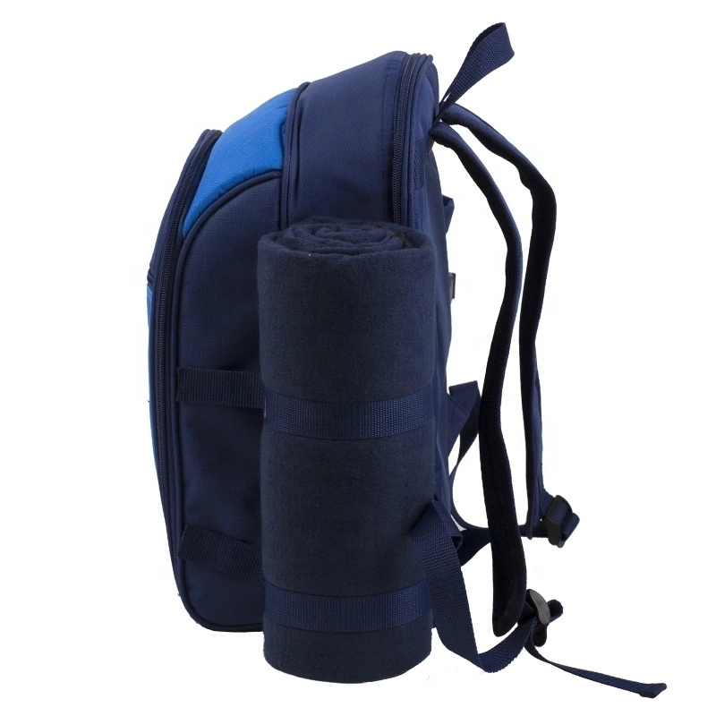Outdoor Waterproof Blanket Eco Friendly Wine Insulated 4 Person Picnic Backpacks Picnic Bags Set Bag