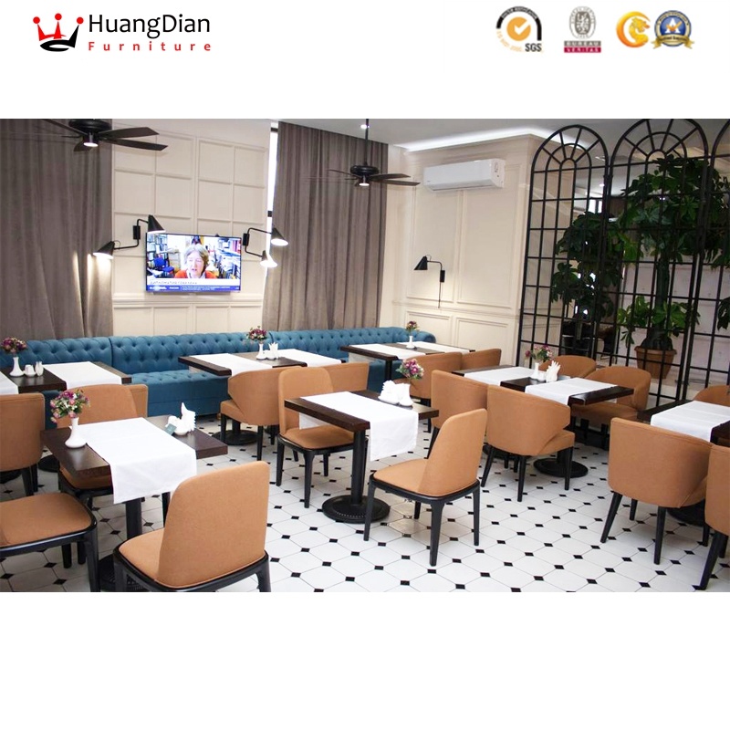 Chinese Modern Plain Restaurant Custom Dining Chair Barstool Dining Furniture Set