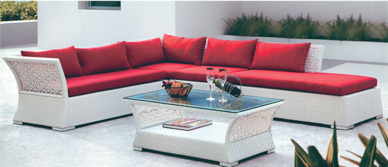 Outdoor Furniture Premier Rattan Sofa Set Aluminum Table Sofa Chair