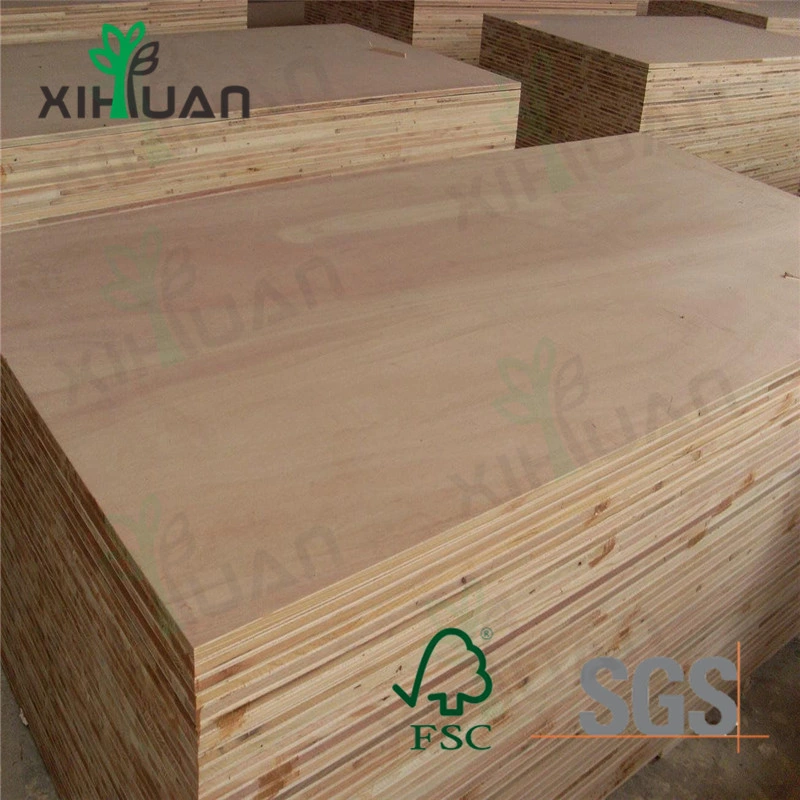 18mm Furniture Grade Okoume/Bintangor Veneer Poplar Core Commercial Furniture Plywood