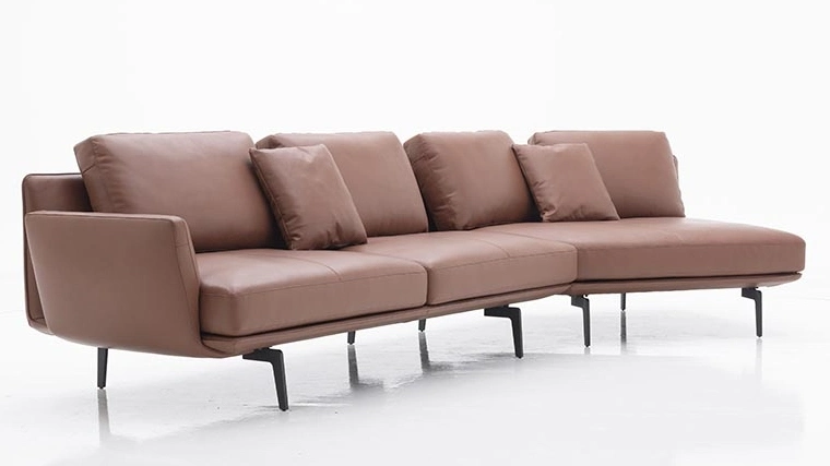 New European Minimalist Style Home Living Room Chaise Lounge Sofa