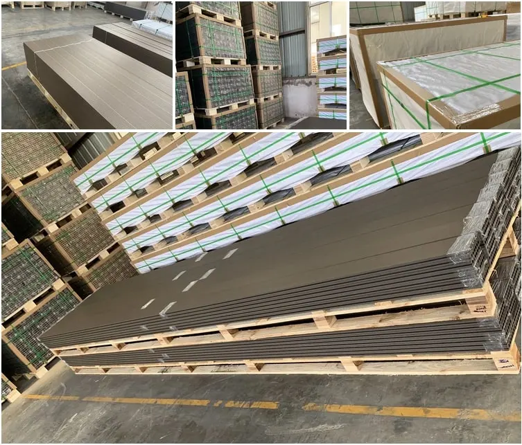 Weather Resistant Solid Hollow Outdoor Deck Floor Covering Outdoor Flooring WPC Decking Composite Decking
