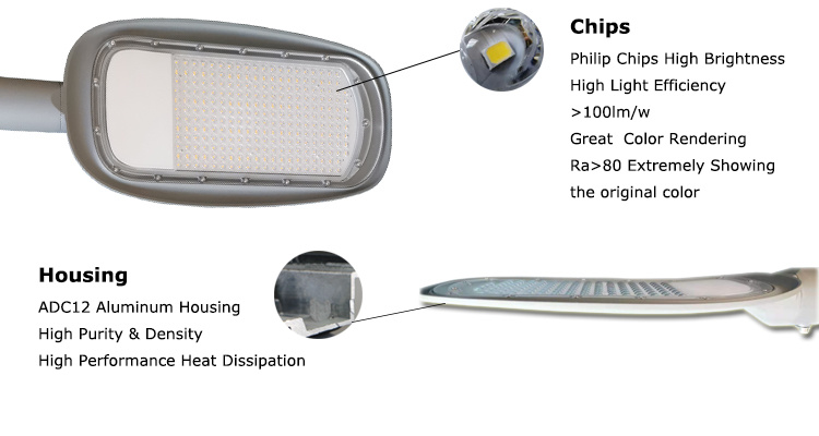 No Driver LED Street Lighting 200W LED Street Light for Municipal LED Lighting Projects with CE RoHS