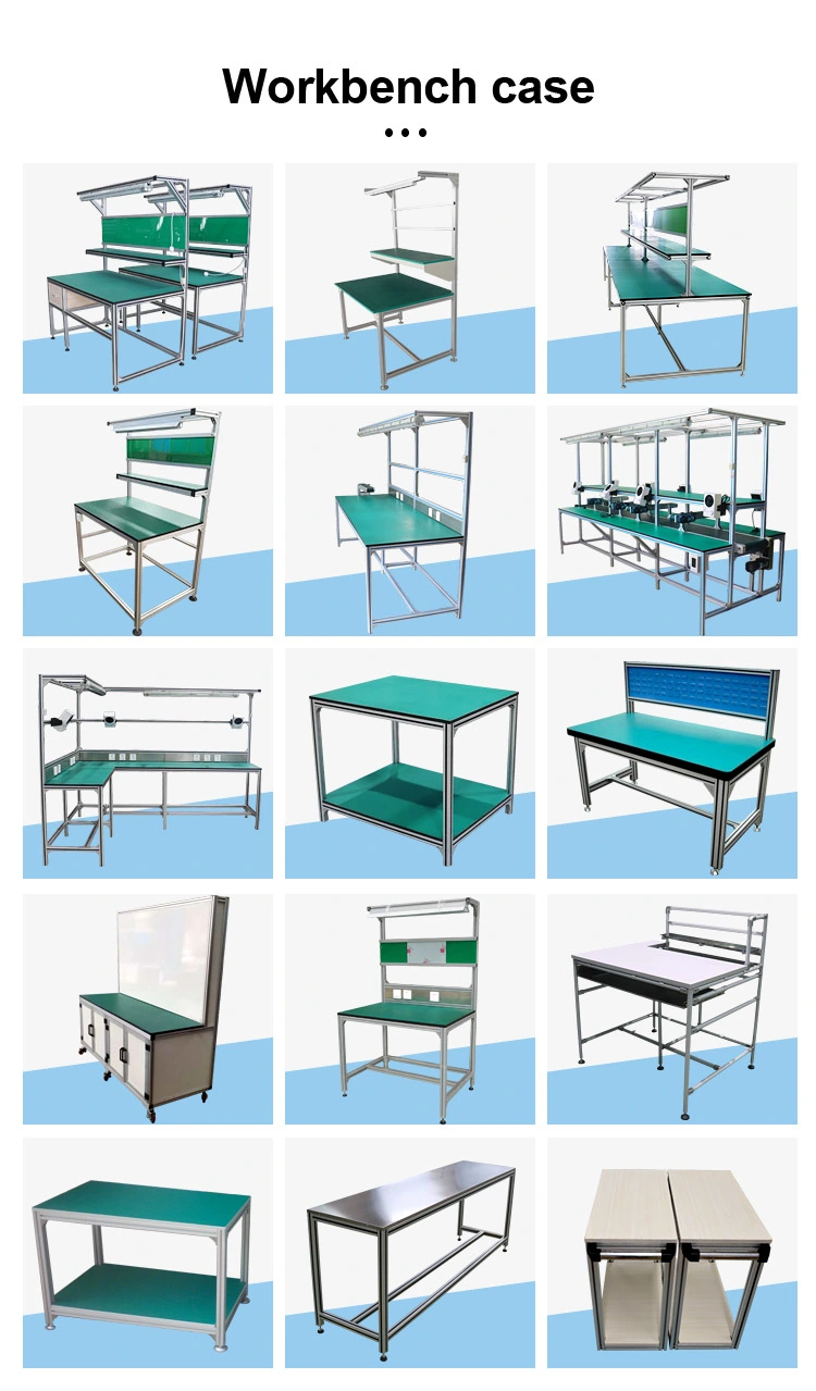 Hot Sales Industrial Aluminium Workbench Aluminum Profile for Workstation Workbench Working Table Production Line