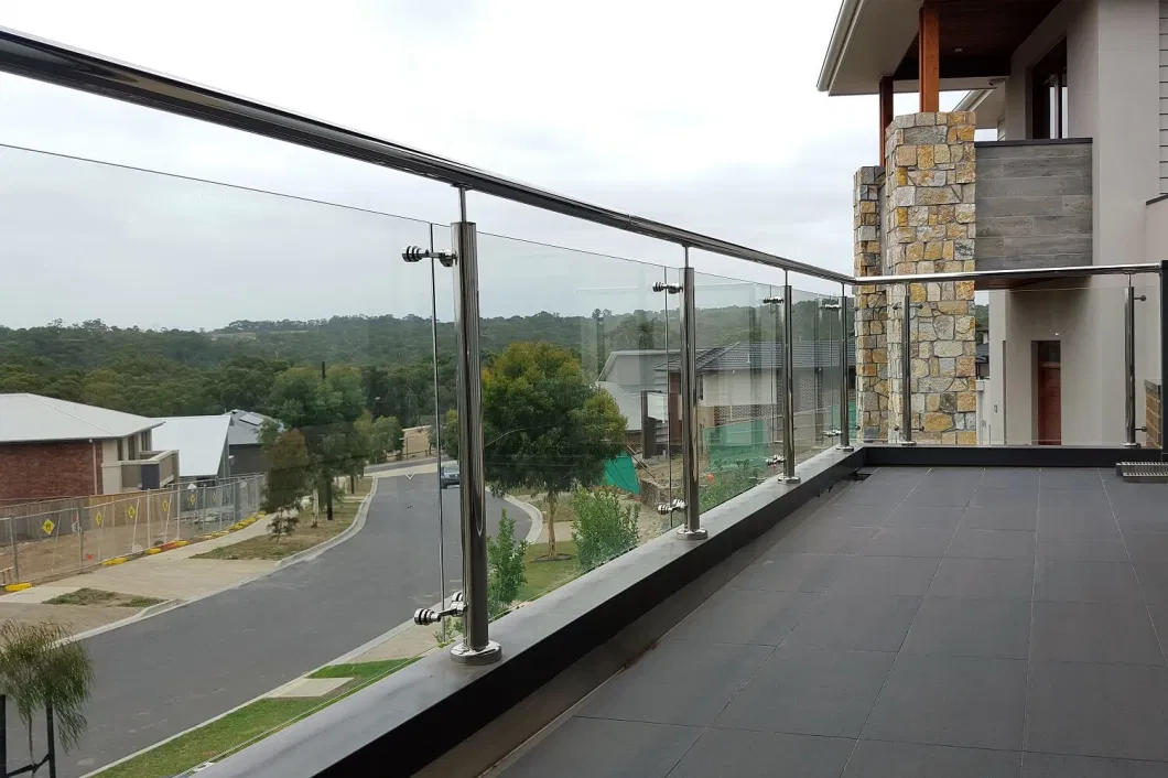 High Grade Stainless Steel Balcony Railing Outdoor Porch Balustrade