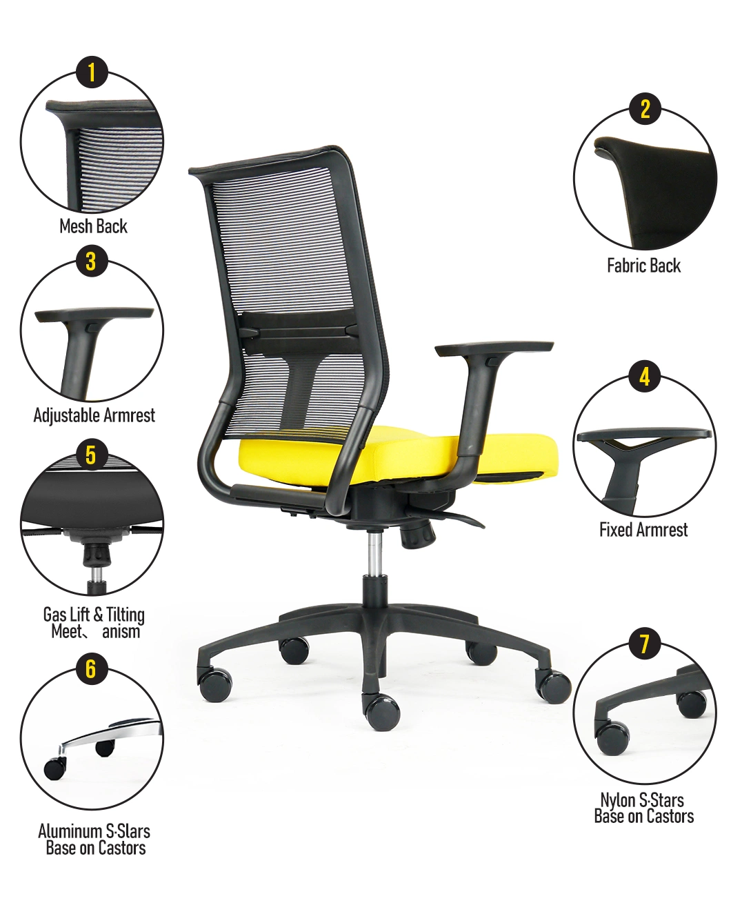 Commercial Furniture High End Adjustable Swivel Office Chair