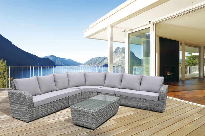 2019 Big Lots Outdoor Rattan Furniture Extra Large Sectional Sofa Set Patio Garden