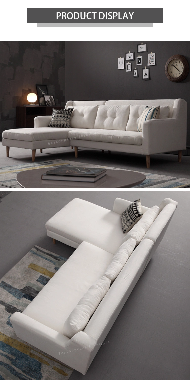 Modern Hotel Italian Design Home Furniture Corner Sectional Sofa