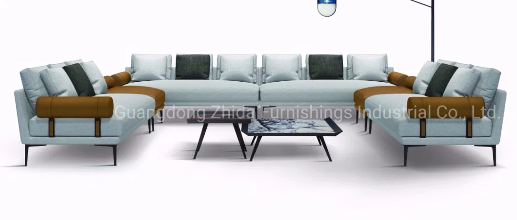 Big Sectional Sofa Set Fabric Sofa Set with Modern Style