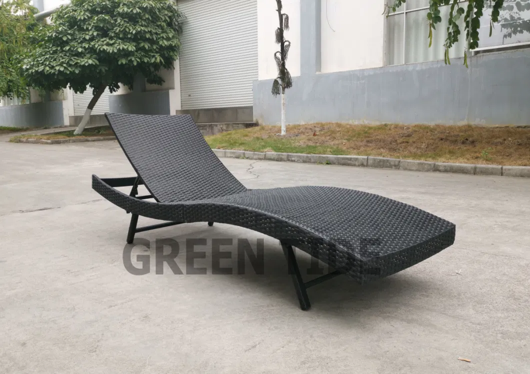 Outdoor Garden Patio Furniture Rattan Kd Sun Lounger