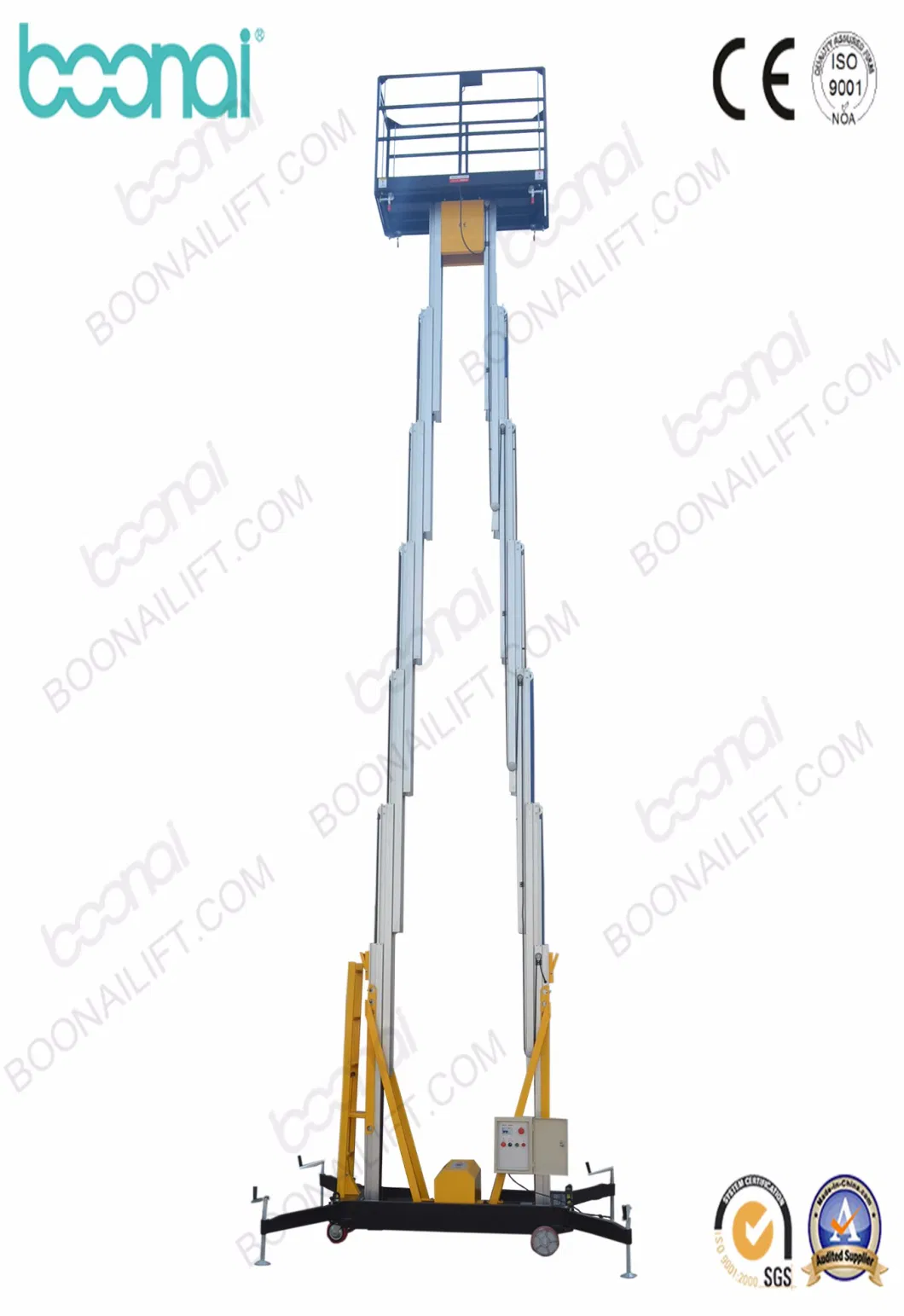 Double Masts Aerial Work Platform Max Height of Platform (6m)