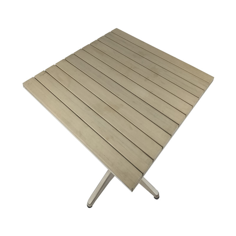Commercial Outdoor Garden Bistro Restaurant Polywood Top Leisure Aluminum Table
