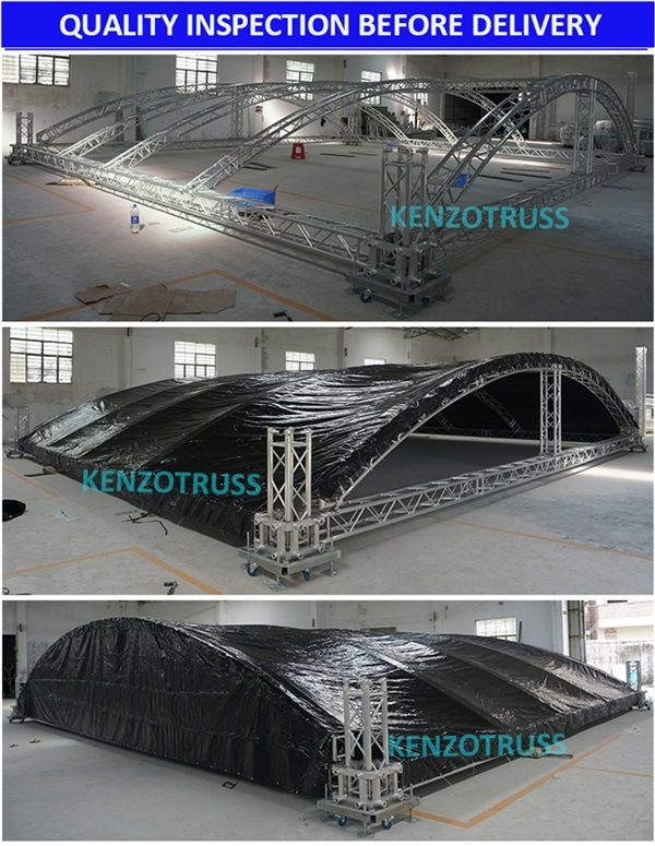 Outdoor Concert Lighting Aluminum Stage Truss System for Sale