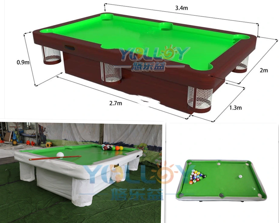 Billiard Table Inflatable Snooker Table, Inflatable Pool Table