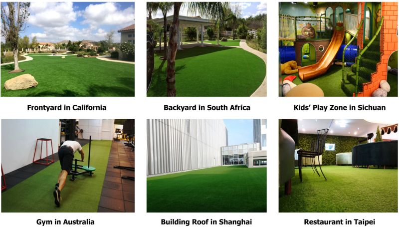 High Quality Natural Looking Gsg Artificial Grass for Backyards Outdoor