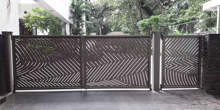Outdoor Laser Cut Decorative Aluminum Balcony Privacy Screen