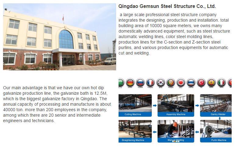 Pre-Engineered Affordable Construction Steel Structure Godown