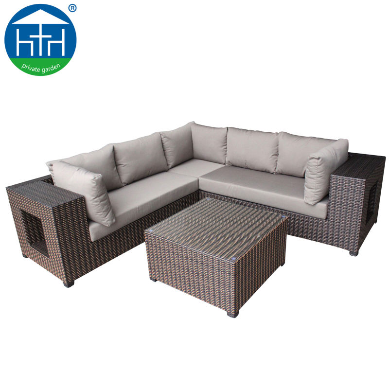 Modern Garden Patio Woven Rope Waterproof Fabric Outdoor Furniture