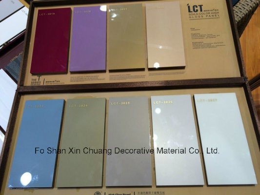 Pet Laminated MDF Sheet for High End Quality Furniture (grey color)