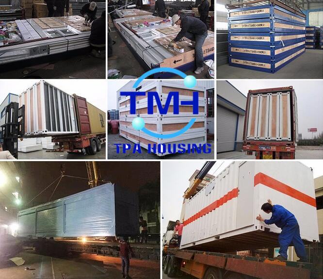40FT Metal Sheet Fabrication Container House for Small Display Shops